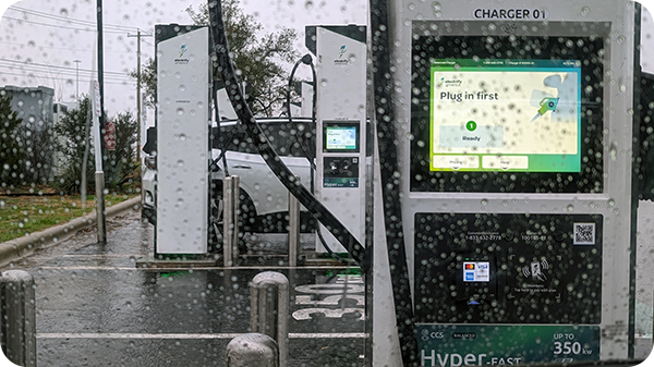 EV Charging in Storm