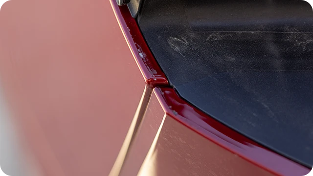 Tesla Damaged Paint