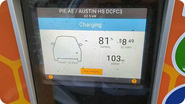 DC Fast Charging Session Cost