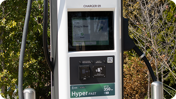 Electrify America Fast Charger Label