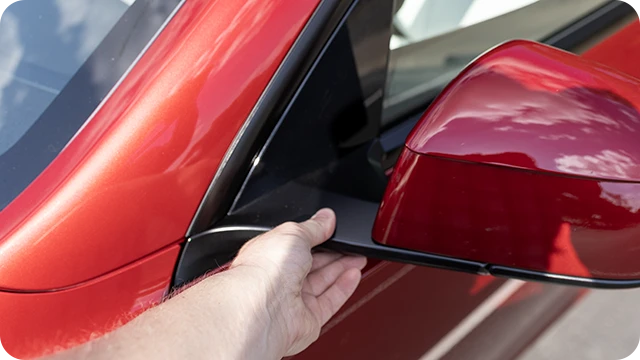 Model Y Side Mirror Black Plastic Arm