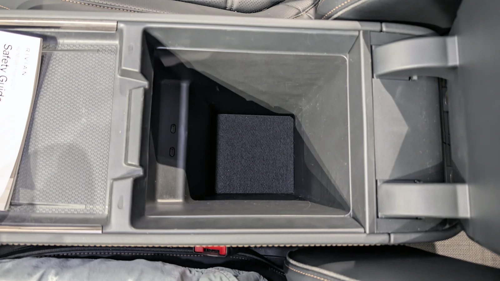Rivian R2 Center Console Cubby