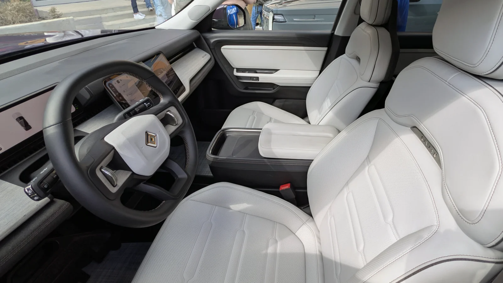 Rivian R2 Coastal Cloud Signature Interior Option