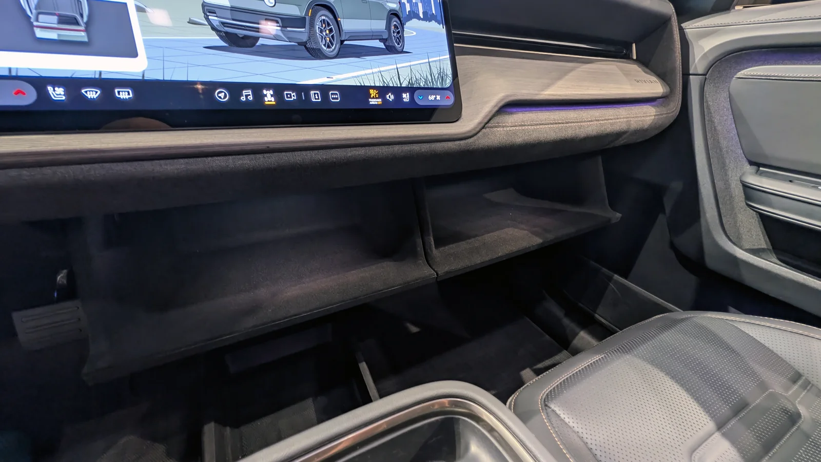 Rivian R2 Dual Gloveboxes
