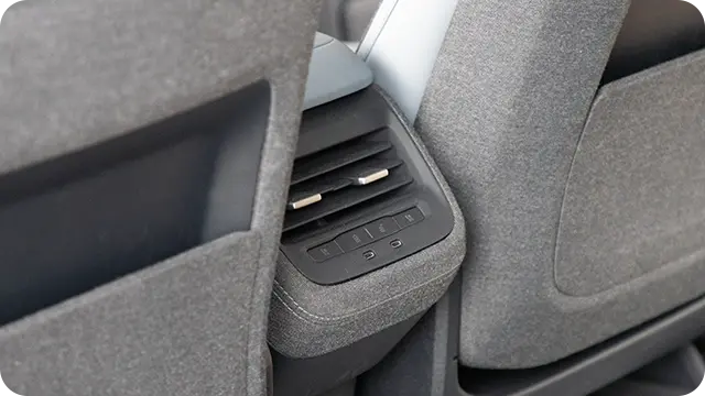 Rivian R2 Rear HVAC Controls