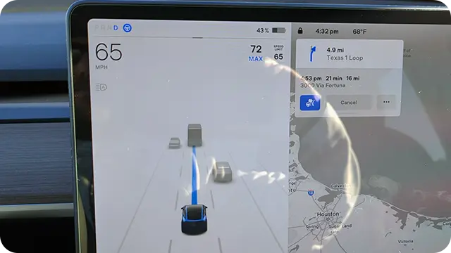 Tesla Autopilot Display