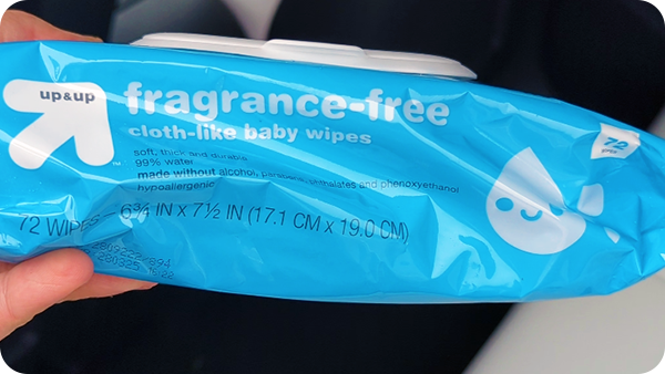 Baby Wipes to Clean Tesla