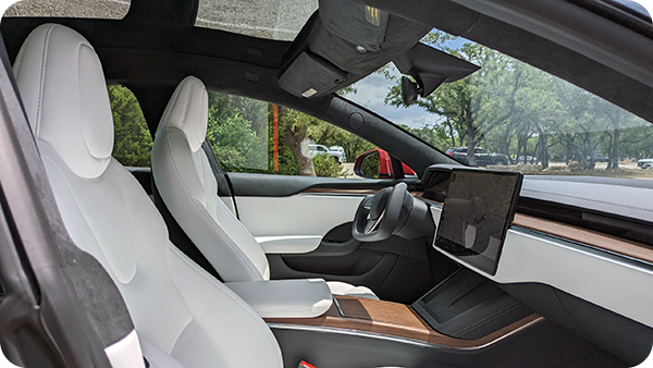 Tesla Model S Interior White