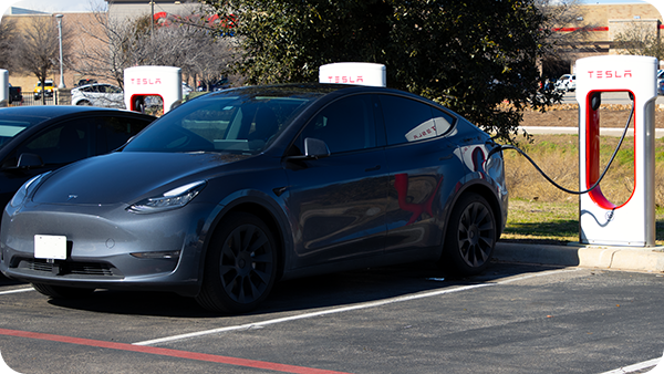 Tesla Model Y Supercharging