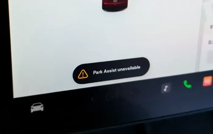Tesla Park Assist Unavailable