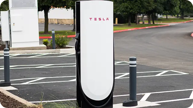 Tesla V4 Supercharger Stall
